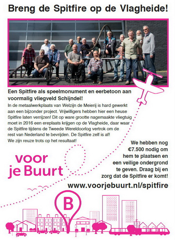 Breng de Spitfire tot leven flyer