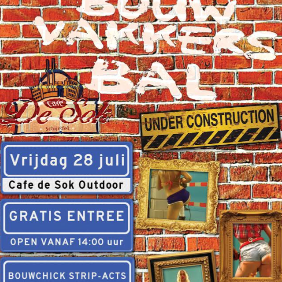 poster bouwvakkersbal